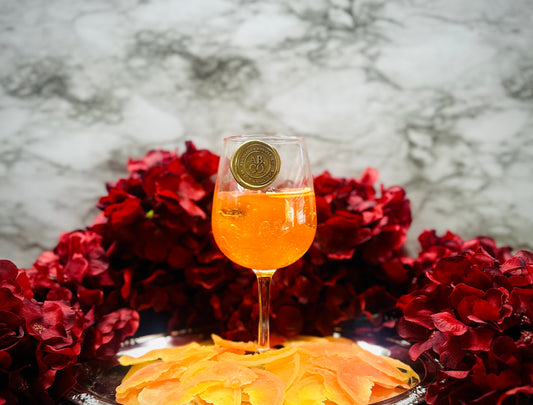 Aperol Spritz Cocktail Candle
